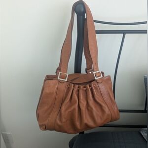 Naot Stylish Brown Leather Shoulder Bag Tote